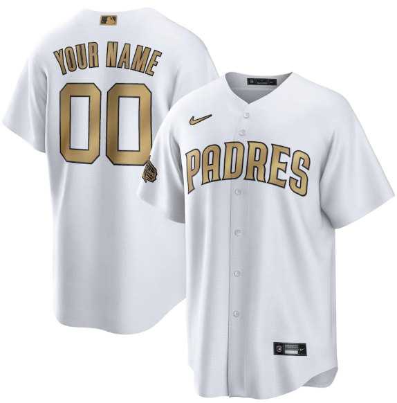 Customized Men's San Diego Padres Active Player White 2022 All-Star Cool Base Stitched Jersey,We sell and wholesale Customized Men's San Diego Padres Active Player White 2022 All-Star Cool Base Stitched Jersey on line form chian!
